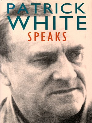 cover image of Patrick White Speaks